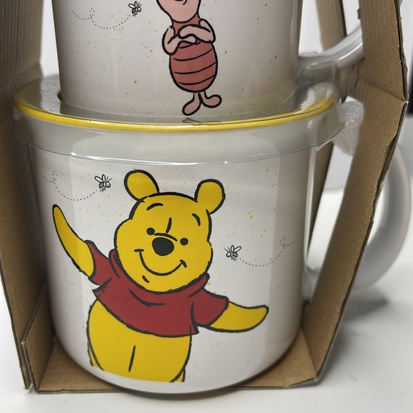 New Disney Winnie the pooh & Piget Big Mug Set Double Sided - Picture 13 of 13